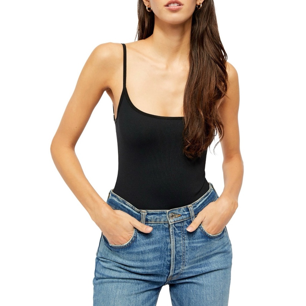 NWOT Free People Strappy Sleeveless Bodysuit